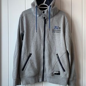 Jack and Jones Grey Hoodie